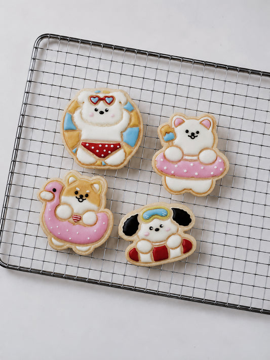 Swim Puppy Cookies