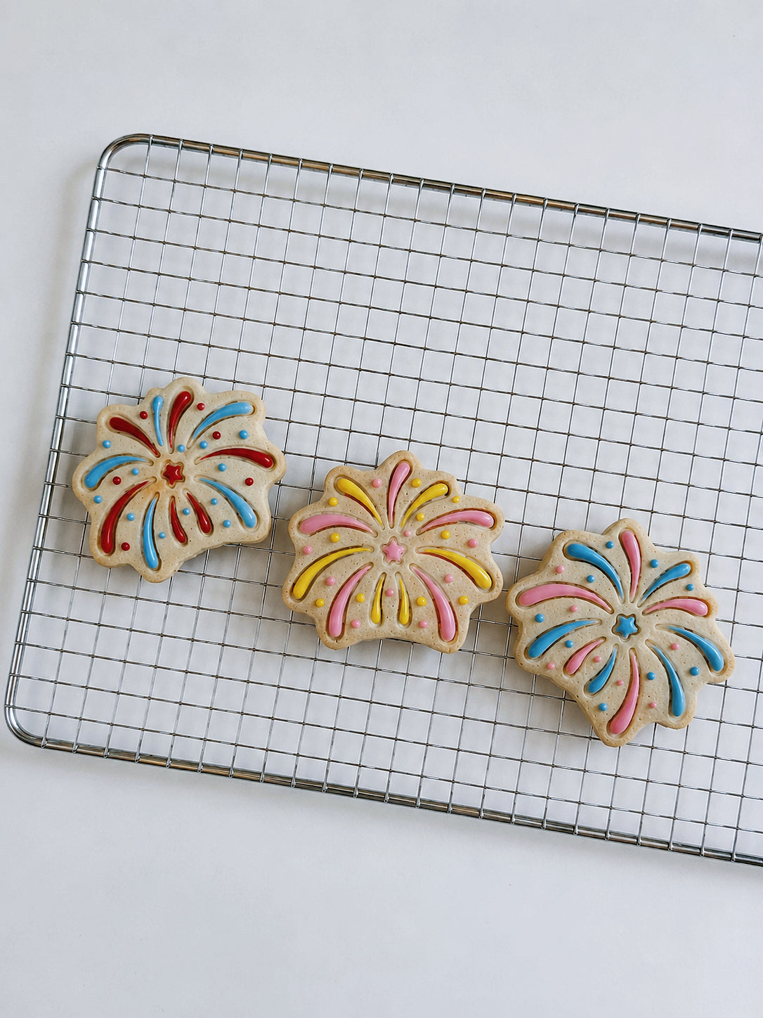 Colorful Bloom Cookies